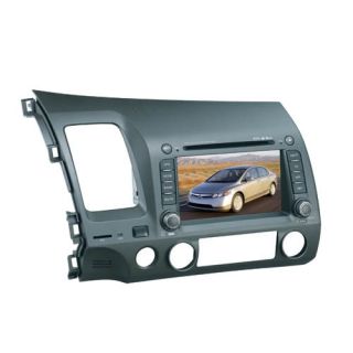 Double 2 DIN Car Radio DVD Player Honda Civic GPS Navigation with