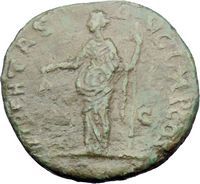 Commodus 178AD Sestertius Ancient Roman Coin Liberty Possibly