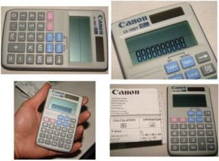 Canon Mini Practical Tax Currency Conversion Calculator