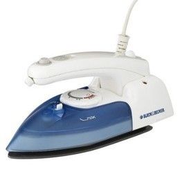 NEW Black & Decker Travel Pro Iron X50 Dual Voltage Compact with
