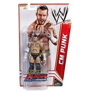 Cm Punk WWE Mattel Basic Series 18 Action Figure Toy 34