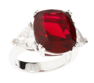 Smithsonian Simulated Carmen Lucia Ruby Ring —