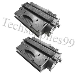 2pk High Yield Compatible Black Toner Cartridge for HP 80x CF280X