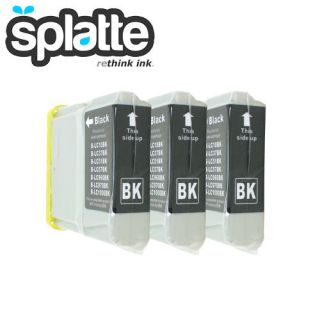 Premium Compatible Black Ink Cartridges for Brother LC 51BK / LC51BK