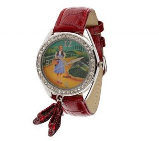 As Is Smithsonian Wizard of Oz Ruby Slippers Watch   J269413