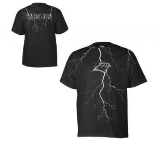 NFL Carolina Panthers Short Sleeve Lightning T Shirt   A197415