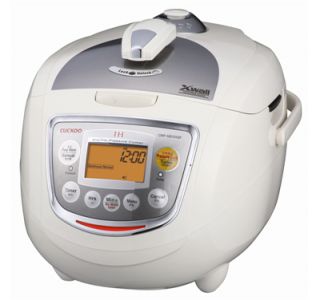 Cuckoo Pressure Rice Cooking Cooker 10 Cup Ivory Silver