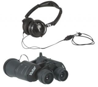 Vivitar 10x 50mm Look and Listen Binocular with Headphones —