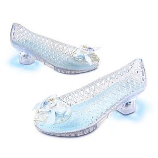 Disney Princess Cinderella Light Up Shoes 9 10 Girls Dress Up