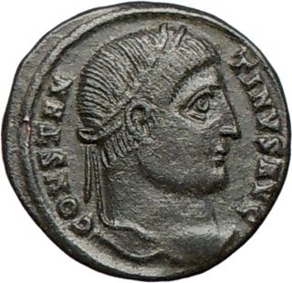 Constantine I The Great 324AD Authentic Genuine Ancient Roman Coin