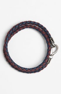 Tods Braided Leather Bracelet