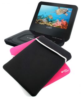 pomegadget   Portable DVD Player Case/Pouch/Cover For Coby TF3DVD7019