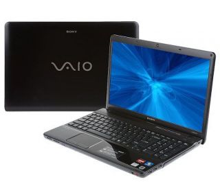 Sony 15.5 VAIO E SeriesNoteboo AMD Athlon IIX2 320GBHD,4GBRAM Windows7 