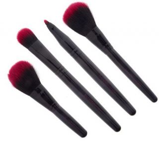 bareMinerals 4 piece Brush Collection with Brush Roll —