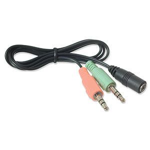 Express Products 2 5mm Mobile Headset to PC Converter