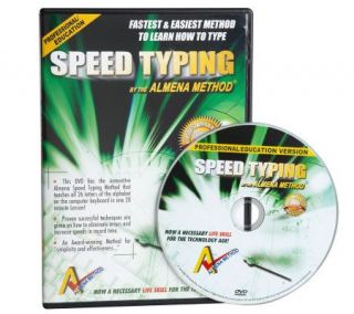 The Almena Method 20 MinuteLesson Speed Typing DVD —