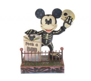 Jim Shore Disney Traditions Peek a BOO Mickey Figurine —