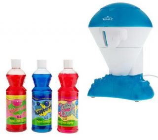 Rival Snow Cone Maker with (3) 20 oz. Syrups —