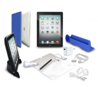 Apple iPad 2 16GB WiFi with Silicone Case iHorn Amplifier and More