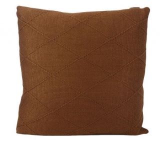 Liz Claiborne New York Diamond Aran Knit Decorative 20x20 Pillow