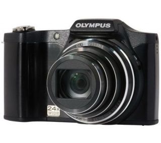 Olympus 14MP 24x Long Zoom Digital Camera w/ Accessories —