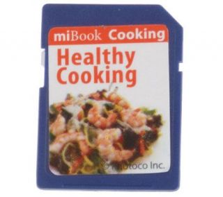 miBook Cooking SD Card w/150 Step by Step Recipes —