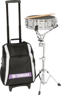 Yamaha Student Snare Drum Kit with Backpack and Rolling Cart