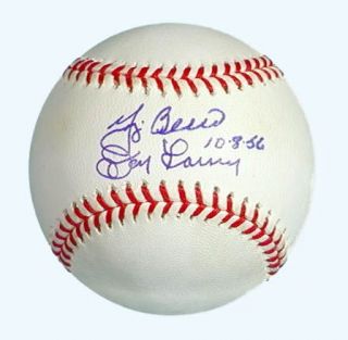 Don Larsen & Yogi Berra Autographed Baseball —