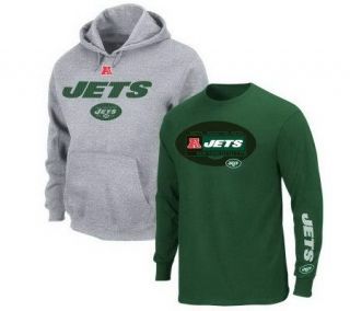 NFL Mens Hoodie and L/S Tee Combo Set —