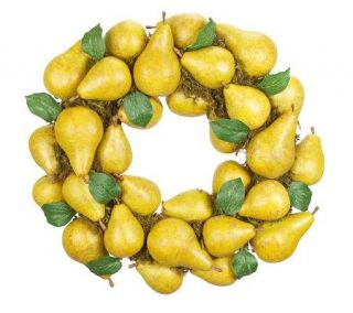 18 Pear Wreath by Valerie