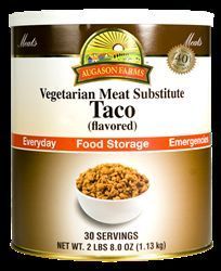  Emergency Survival Vegetarian Taco Meat Substitute No MSG 40 Oz