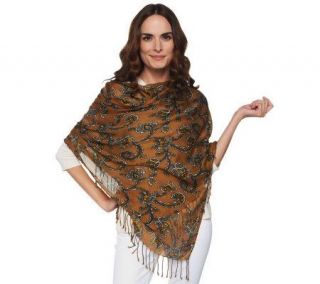 Liz Claiborne New York Heritage Paisley Print Pashmina —