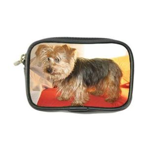 pet memorials yorkshire terrier dog leather coin purse wallet bags