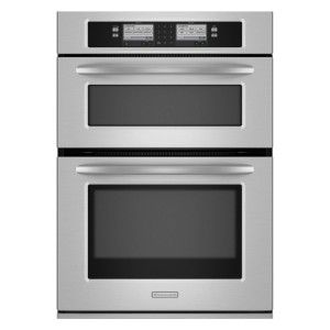 kitchenaid kehu309sss 30 combo wall oven microwave