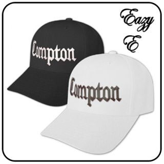 New Compton Gangster Baseball Hat Black White Twin Cap