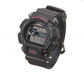 Casio G Shock Classic Watch with Black Resin Band —