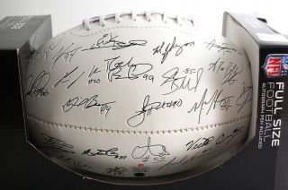 New York Giants Limited Edition 2011 Superbowl Team Signed Football