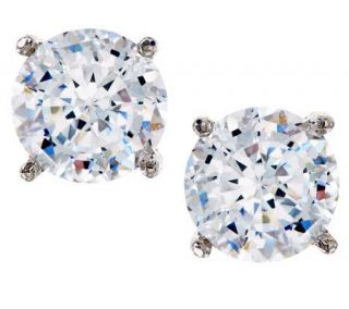 Epiphany Diamonique 5.00 ct tw Cushion Stud Earrings —