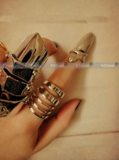 Fashion Popular Punk Cool Finger Nail Snake Design Ring Suitable for