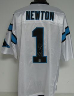 Cam Newton Panthers Signed Autographed Jersey EQT Cam Newton Hologram