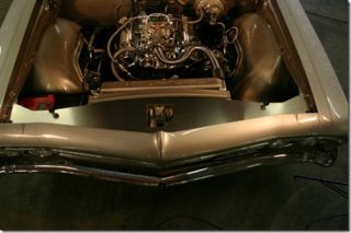 65 66 Impala Radiator Filler Panel Black Anodized