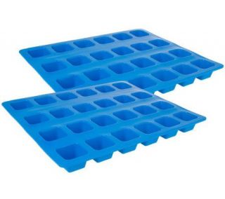 Technique Silicone Set of 2 24 cup Mini Muffin Pans —