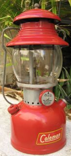 Coleman 200A lantern with box vintage mid century camping equipment