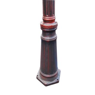 Antique Copper Finished Outdoor Pillar Post Light Lighting .OT0017M