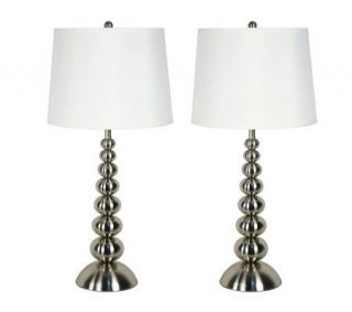Kenroy Home 30 Baubles Set of 2 Table Lamps