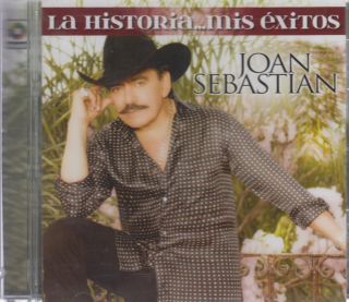 Joan Sebastian CD New La Historia Mis Exitos Album Con 12 Canciones