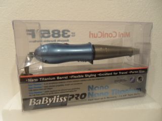 BABYLISS PRO Nano Titanium Pint Sized Barrel Mini ConiCurl Iron, Dual