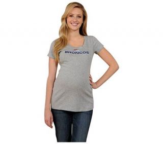 NFL Denver Broncos Womens Maternity T Shirt —
