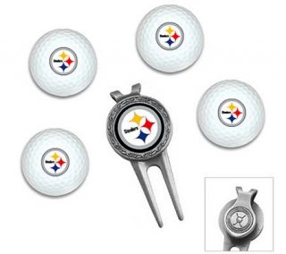 NFL Pittsburgh Steelers Golf Balls & Divot ToolSet —