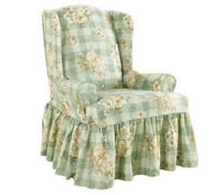 Sure Fit Juliet Wing Chair Slipcover —